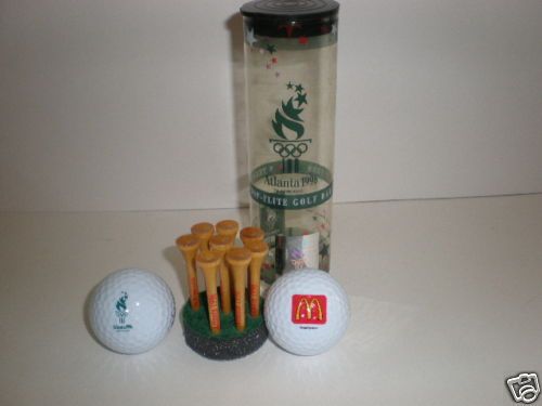 GOLF BALLS SET MCDONALDS 1996 ALANTA OLYMPICS NEW RARE  