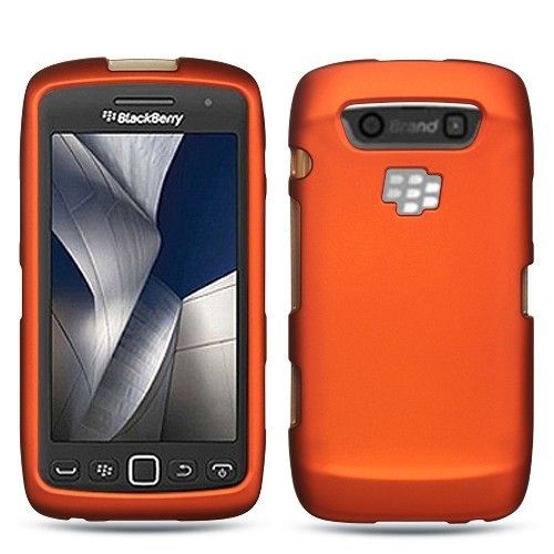   Orange Rubberized HARD Case Phone Cover for BlackBerry Torch 9850 9860