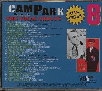 CAM PARK VOL 8 CD (VOCAL GROUPS) NEW / SEALED  