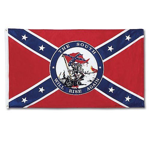 Confederate Rebel Dixie Flag South Will Rise Again Southern Indoor 