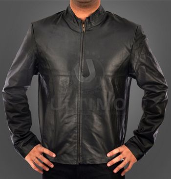 Minority Report Black Classic Cruise Leather Jacket  