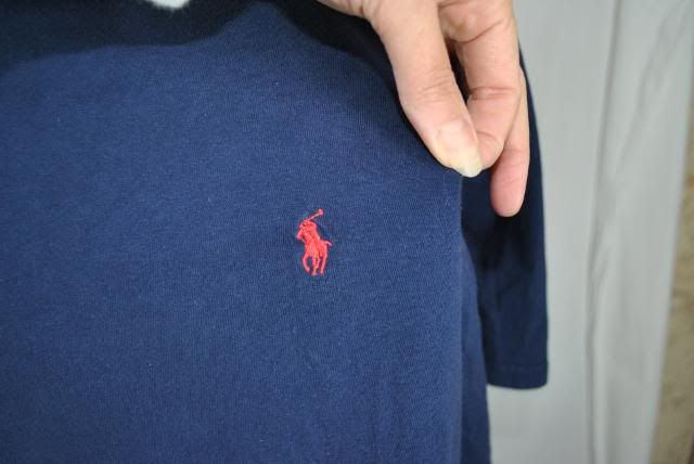 POLO RALPH LAUREN NAVY BLUE RED PONY SHORT SLEEVE CASUAL MENS T SHIRT 