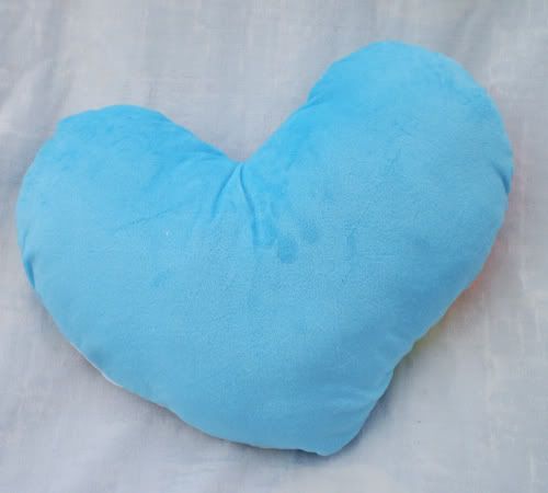 Lovely Rainbow &Blue heart Pillow/Cushion 42*35CM  
