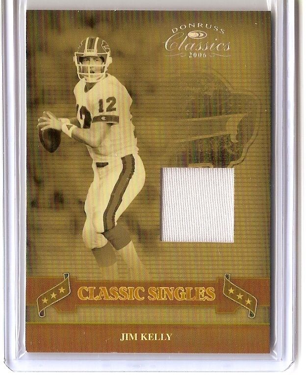 06 DONRUSS CLASSICS Jim Kelly GM WRN JERSEY #d 204/250  