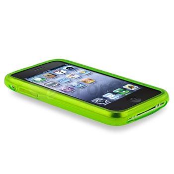 10 Colors Silicone Rubber Skin Case Cover Accessory Bundle For iPhone 