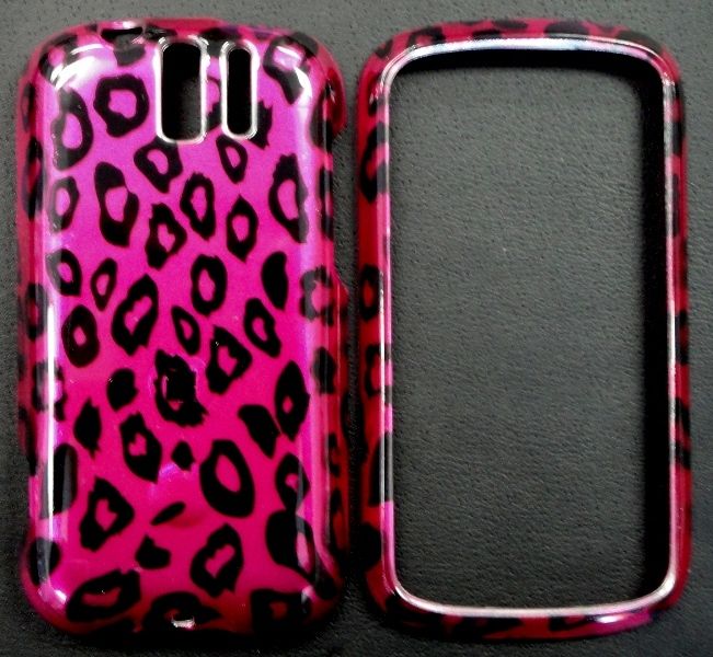 HTC G3 / My Touch 3g SLIDE Hard Cover Case Pink Leopard  