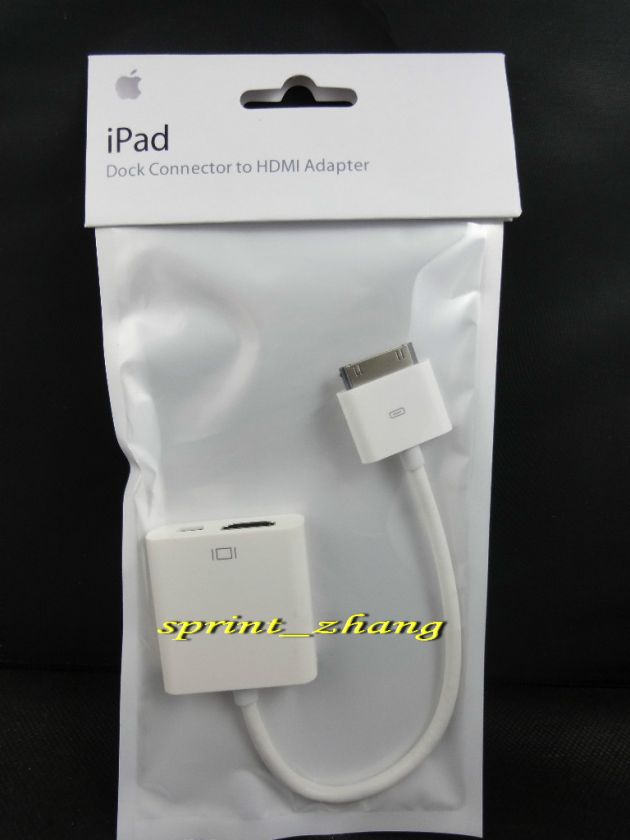 HDMI & Mini USB Charger Cable for Apple iPad iPhone4  