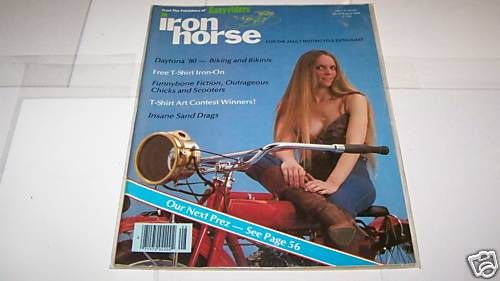 AUG 1980 IRON HORSE motorcycle magazine  