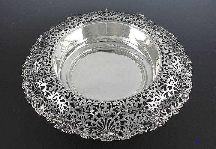 HUGE THEODORE STARR STERLING SILVER CENTERPIECE BOWL  