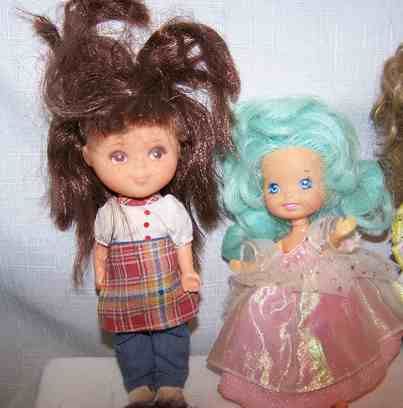 Vintage Small Dolls * FRAN MAR Blue Hair & More * Most about 6 1/2 