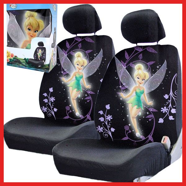 Tinkerbell Car Seat Cover Auto Accessories  Low Back Seat covers 2pc 